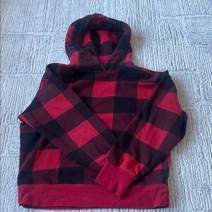 Joe Fresh | Red and Black Checkered Hoodie, Small